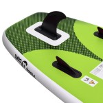 vidaXL Set placă paddleboarding gonflabilă, verde, 300x76x10 cm vidaXL Set placă paddleboarding gonflabilă, verde, 300x76x10 cm