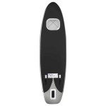 vidaXL Set placă paddleboarding gonflabilă, negru, 300x76x10 cm vidaXL Set placă paddleboarding gonflabilă, negru, 300x76x10 cm