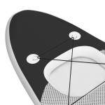 vidaXL Set placă paddleboarding gonflabilă, negru, 330x76x10 cm vidaXL Set placă paddleboarding gonflabilă, negru, 330x76x10 cm