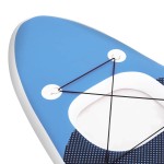 vidaXL Set placă paddleboarding gonflabilă, albastru, 360x81x10 cm vidaXL Set placă paddleboarding gonflabilă, albastru, 360x81x10 cm