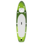 vidaXL Set de placă SUP gonflabilă, verde, 360x81x10 cm vidaXL Set de placă SUP gonflabilă, verde, 360x81x10 cm