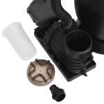 vidaXL Filtru de nisip pentru piscină cu prefiltru, negru vidaXL Filtru de nisip pentru piscină cu prefiltru, negru
