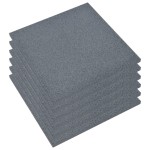 vidaXL Plăci de protecție la cădere, 6 buc, gri, 50x50x3 cm, cauciuc vidaXL Plăci de protecție la cădere, 6 buc, gri, 50x50x3 cm, cauciuc