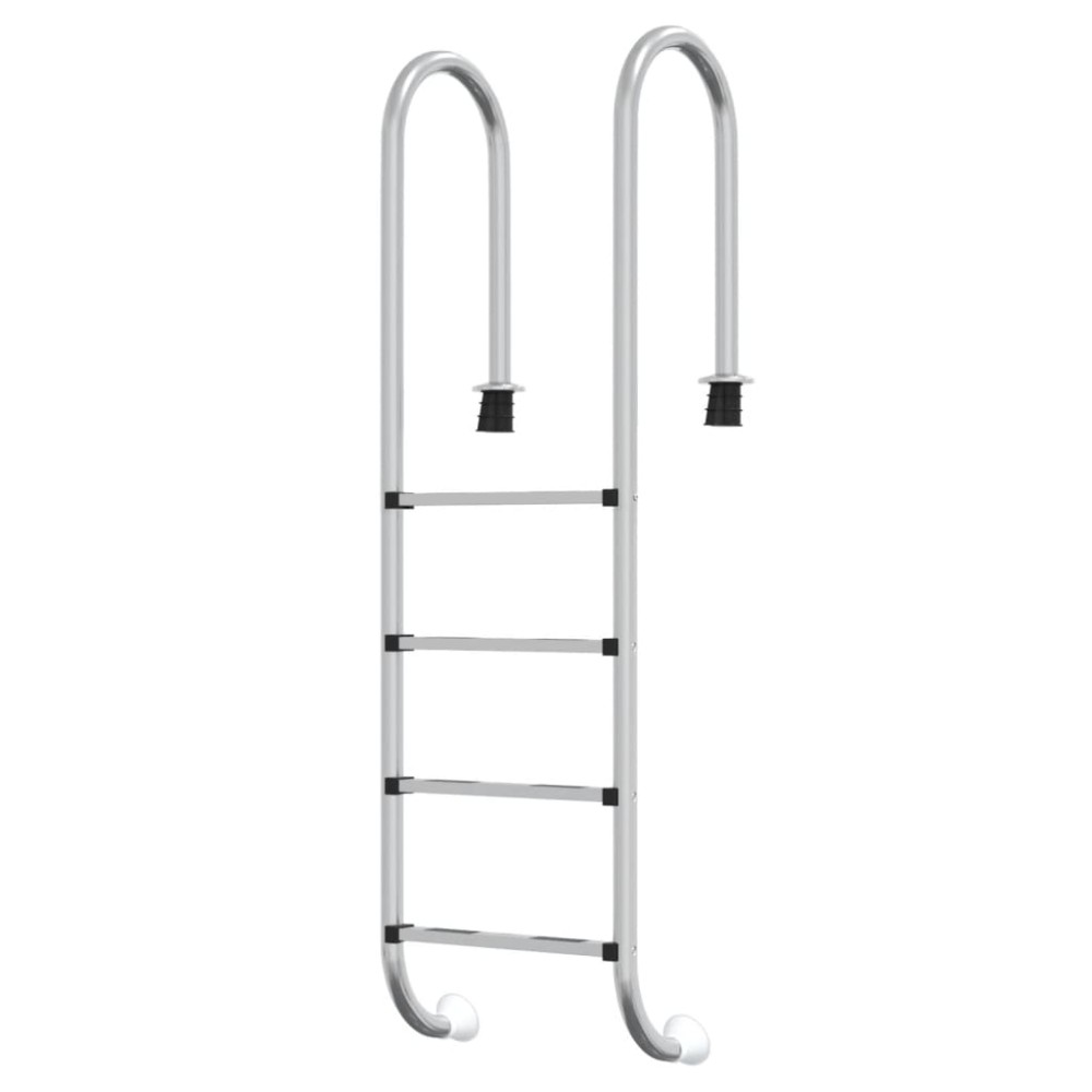 vidaXL Scară de piscină, 54x38x184,5 cm, oțel inoxidabil 304