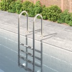vidaXL Scară de piscină, 54x38x184,5 cm, oțel inoxidabil 304 vidaXL Scară de piscină, 54x38x184,5 cm, oțel inoxidabil 304
