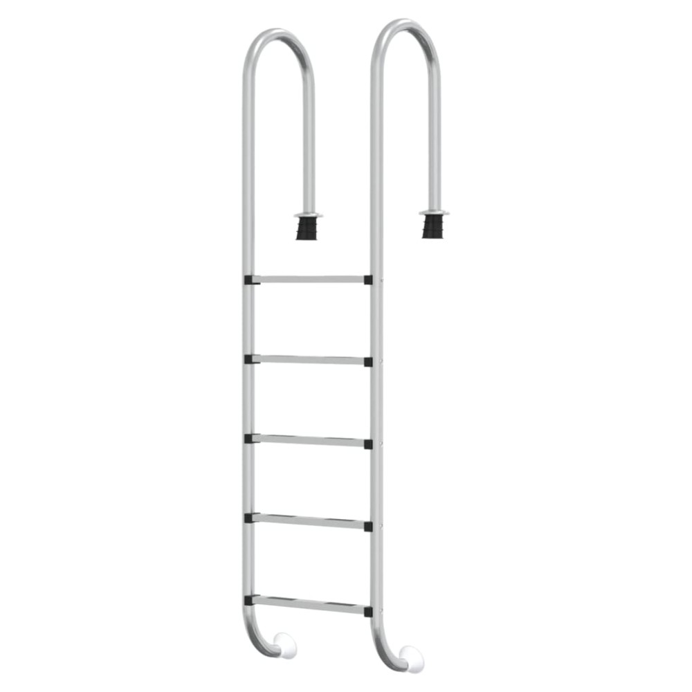 vidaXL Scară de piscină, 54x38x211 cm, oțel inoxidabil 304