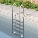vidaXL Scară de piscină, 54x38x211 cm, oțel inoxidabil 304 vidaXL Scară de piscină, 54x38x211 cm, oțel inoxidabil 304