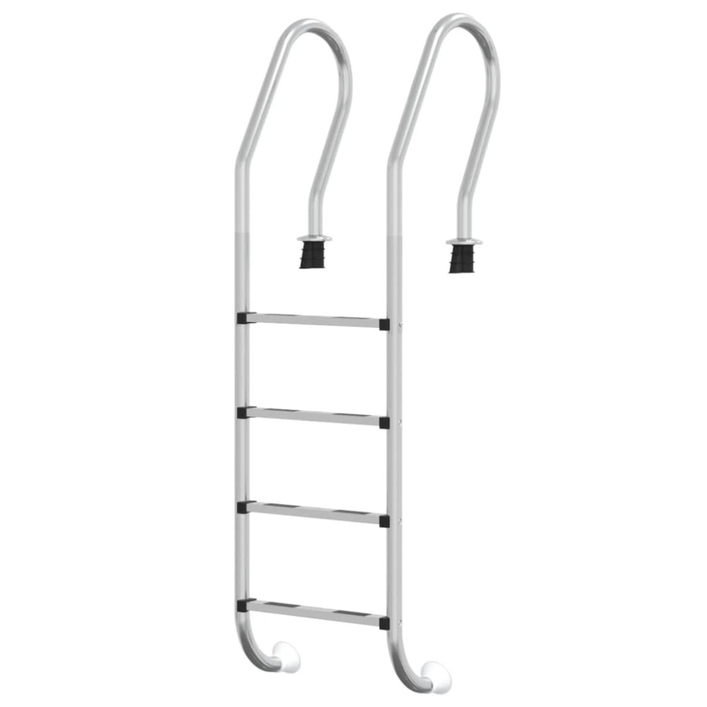 vidaXL Scară de piscină, 54x38x184,5 cm, oțel inoxidabil 304
