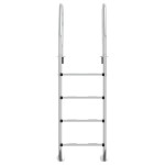vidaXL Scară de piscină, 54x38x184,5 cm, oțel inoxidabil 304 vidaXL Scară de piscină, 54x38x184,5 cm, oțel inoxidabil 304