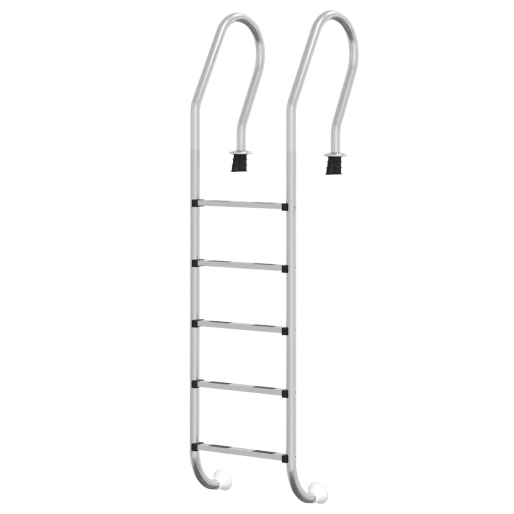 vidaXL Scară de piscină, 54x38x211 cm, oțel inoxidabil 304