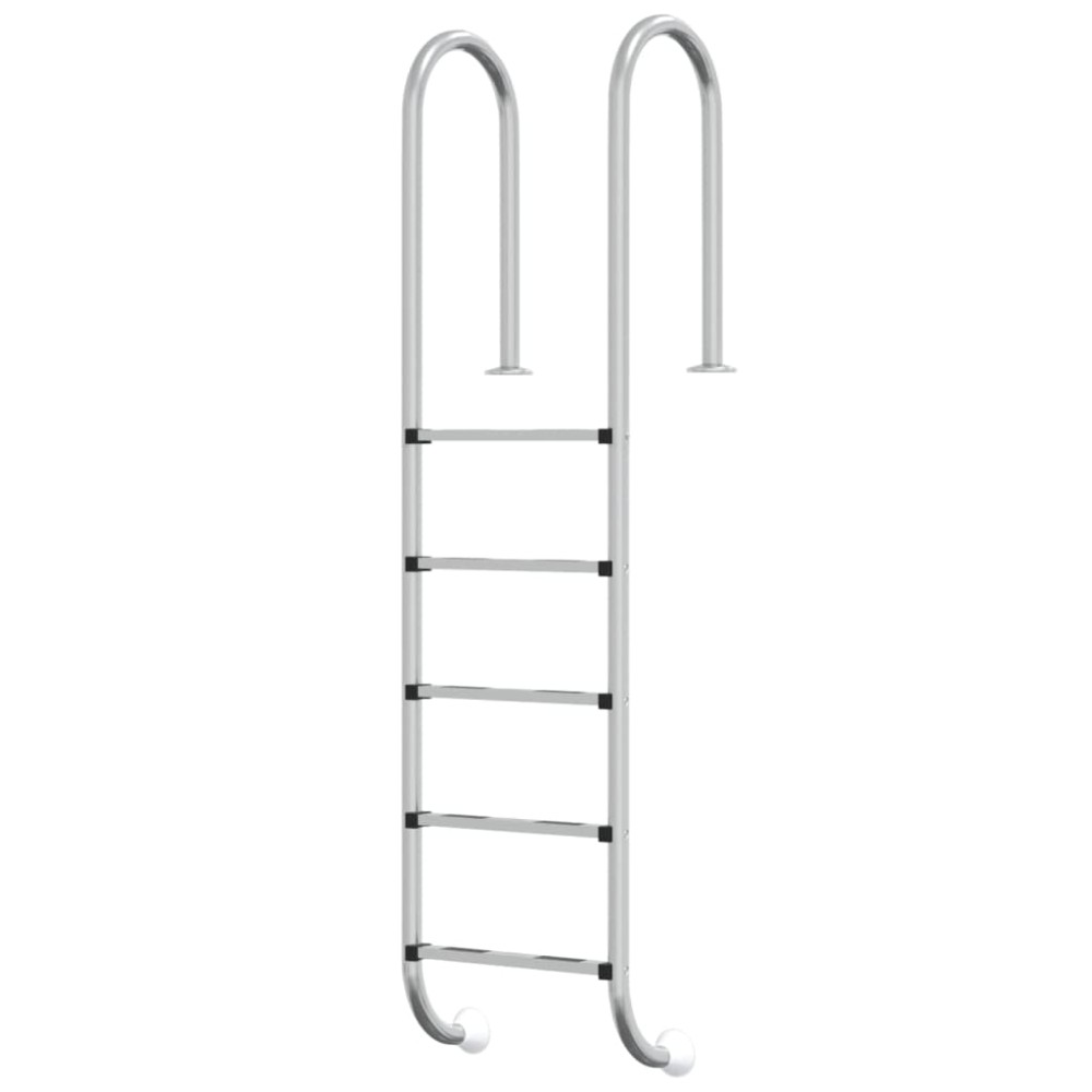 vidaXL Scară de piscină, 54x38x211 cm, oțel inoxidabil 304