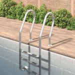 vidaXL Scară de piscină, 54x38x158 cm, oțel inoxidabil 304 vidaXL Scară de piscină, 54x38x158 cm, oțel inoxidabil 304