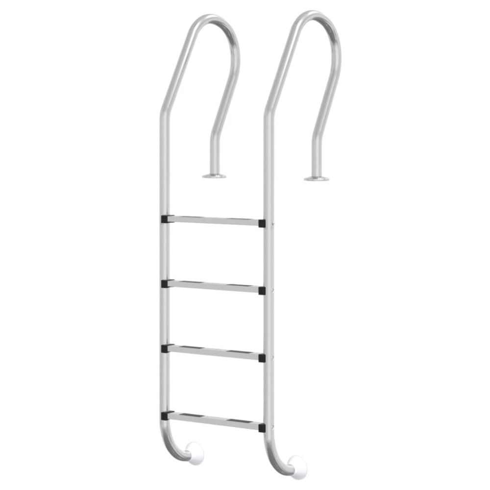 vidaXL Scară de piscină, 54x38x184,5 cm, oțel inoxidabil 304
