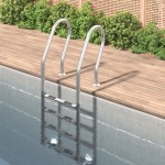 vidaXL Scară de piscină, 54x38x184,5 cm, oțel inoxidabil 304 vidaXL Scară de piscină, 54x38x184,5 cm, oțel inoxidabil 304