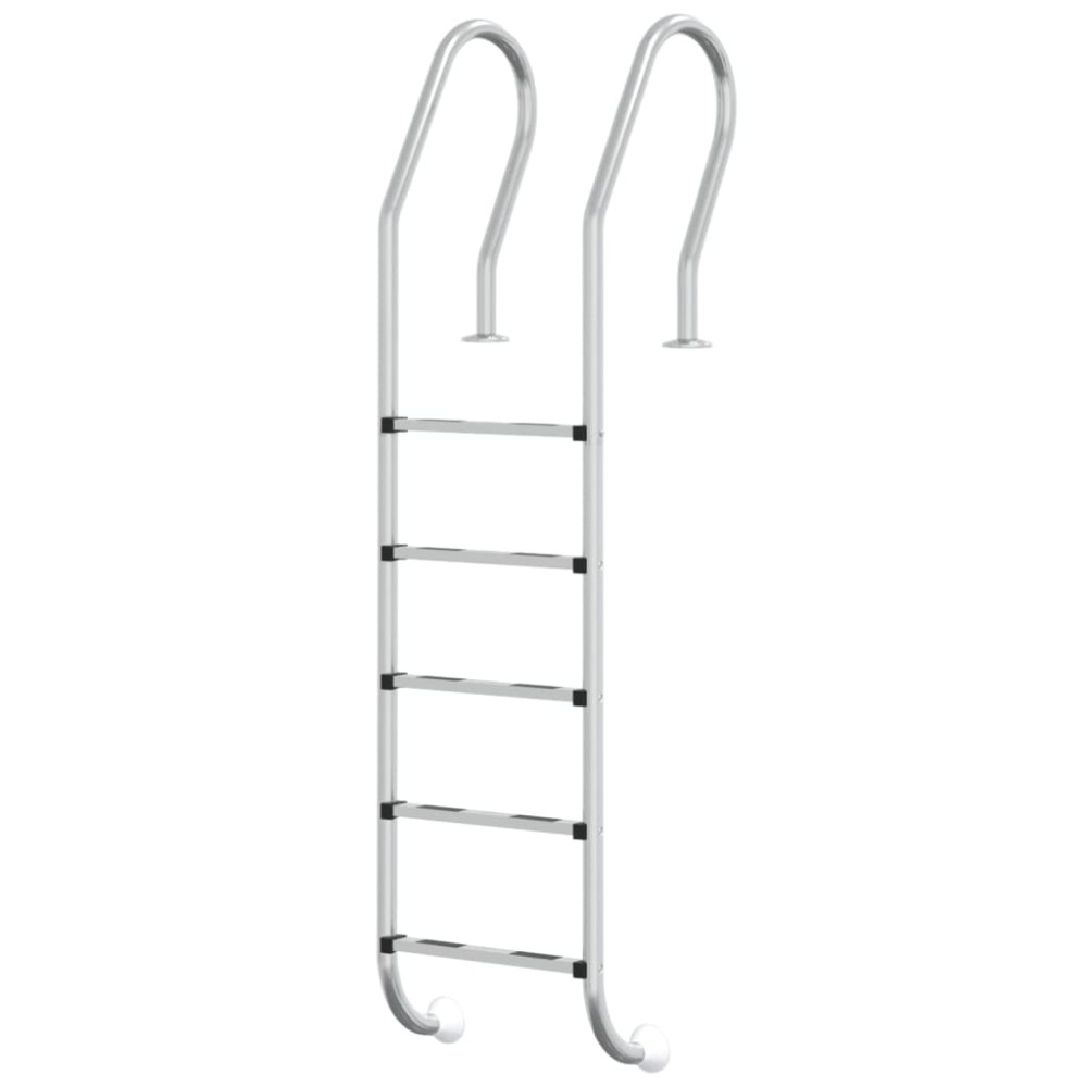 vidaXL Scară de piscină, 54x38x211 cm, oțel inoxidabil 304