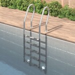 vidaXL Scară de piscină, 54x38x211 cm, oțel inoxidabil 304 vidaXL Scară de piscină, 54x38x211 cm, oțel inoxidabil 304