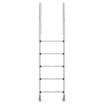 vidaXL Scară de piscină, 54x38x211 cm, oțel inoxidabil 304 vidaXL Scară de piscină, 54x38x211 cm, oțel inoxidabil 304