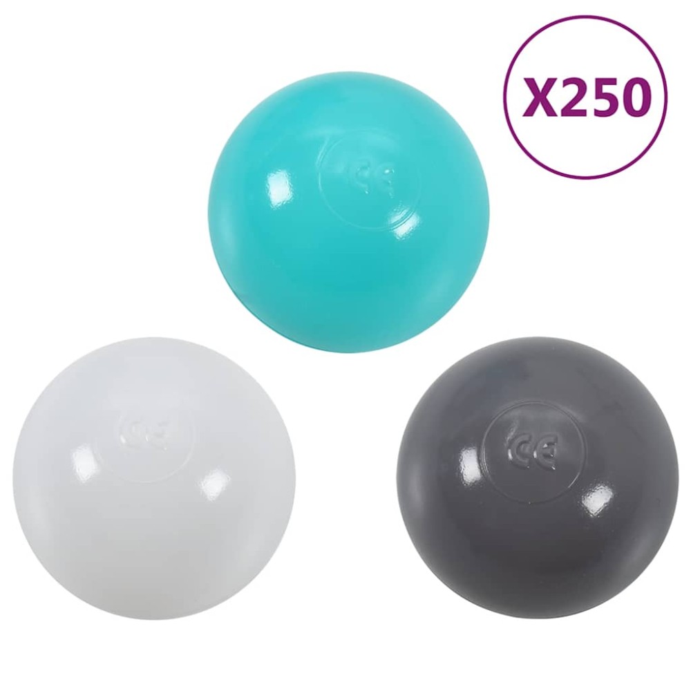 vidaXL Bile de joc, 250 buc., multicolor