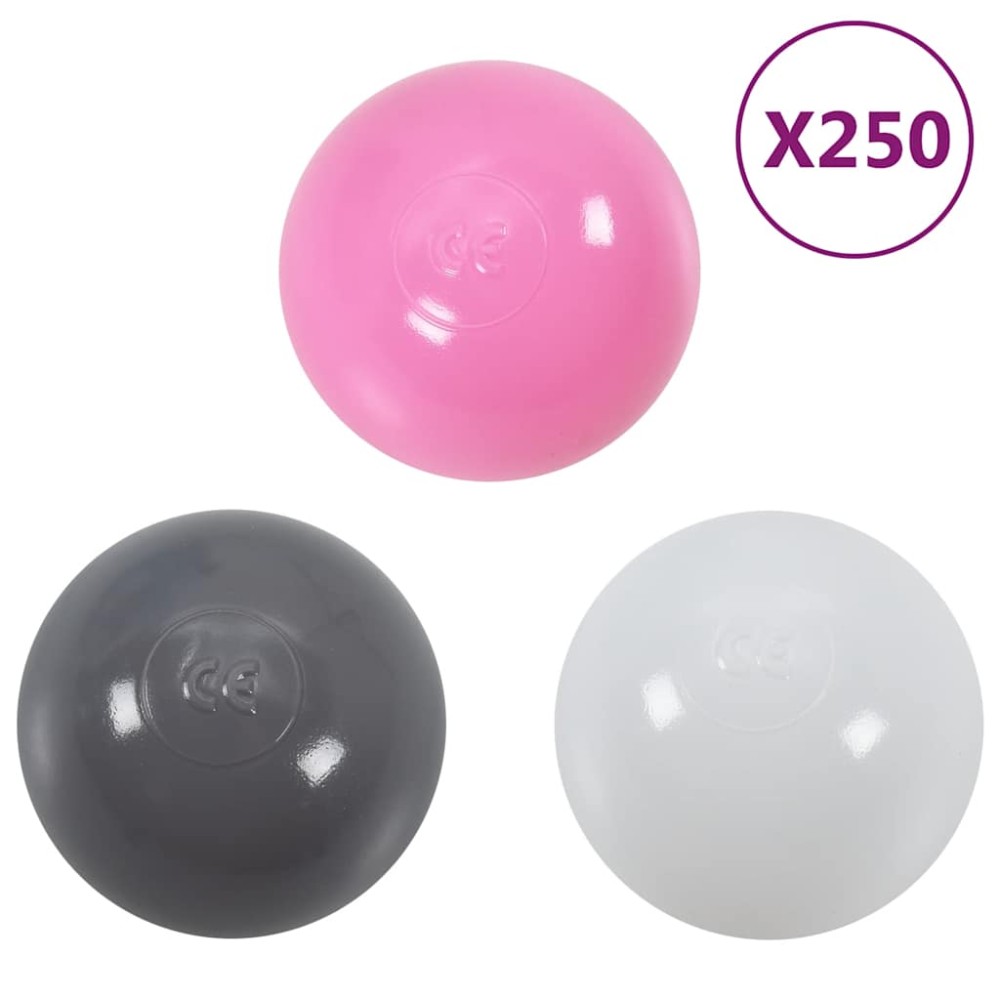 vidaXL Bile de joc, 250 buc., multicolor