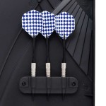 vidaXL Placă electrică de darts cu săgeți din polipropilenă neagră vidaXL Placă electrică de darts cu săgeți din polipropilenă neagră