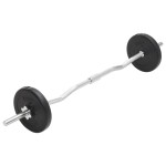 vidaXL Set de haltere și gantere, 30 kg