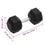 vidaXL Ganteră, 20 kg, fontă vidaXL Ganteră, 20 kg, fontă