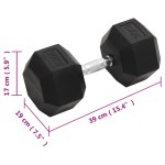 vidaXL Ganteră, 30 kg, fontă vidaXL Ganteră, 30 kg, fontă