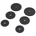 vidaXL Discuri de greutate, 6 buc., 30 kg, fontă vidaXL Discuri de greutate, 6 buc., 30 kg, fontă