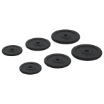 vidaXL Discuri de greutate, 6 buc., 30 kg, fontă vidaXL Discuri de greutate, 6 buc., 30 kg, fontă