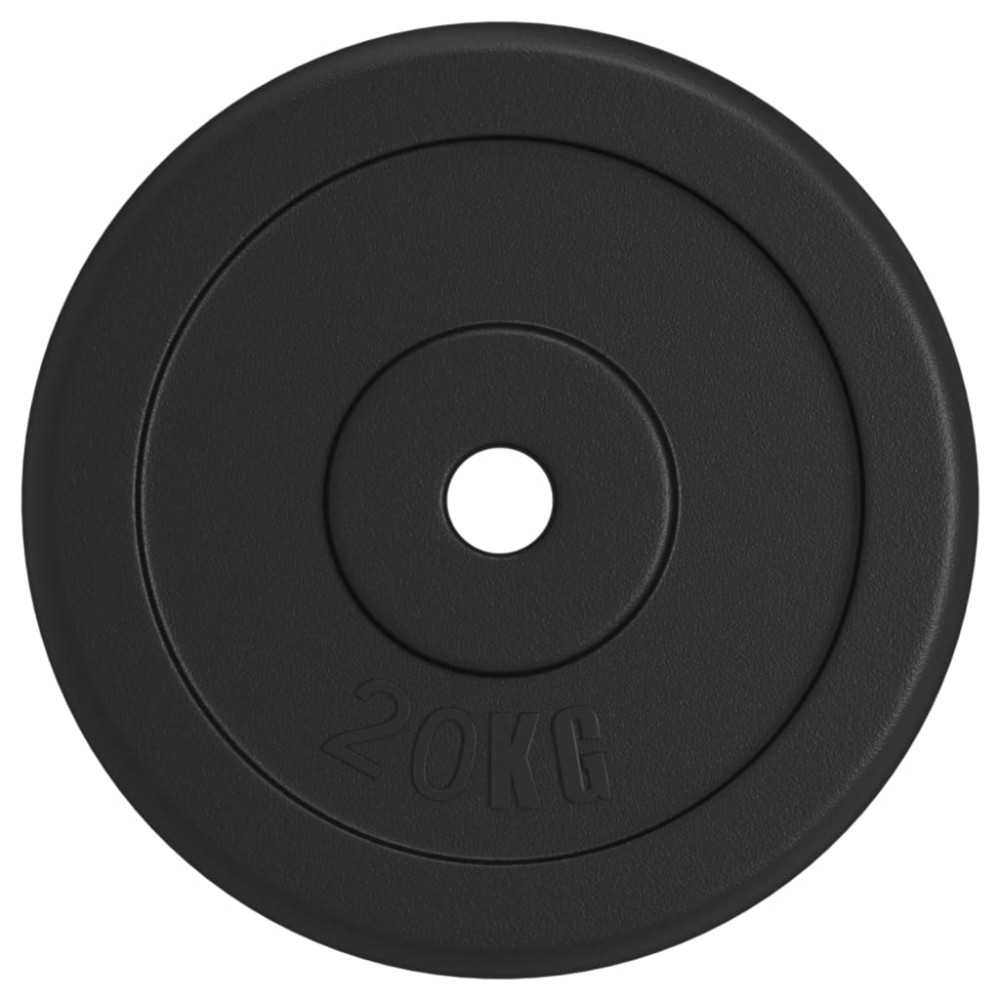 vidaXL Disc de greutate, 20 kg, fontă