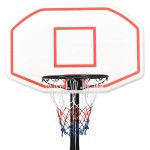 vidaXL Suport cu coș de baschet, alb, 258-363 cm, polietilenă vidaXL Suport cu coș de baschet, alb, 258-363 cm, polietilenă