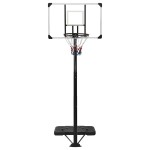vidaXL Suport coș de baschet, transparent, 256-361 cm, policarbonat vidaXL Suport coș de baschet, transparent, 256-361 cm, policarbonat