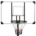 vidaXL Suport coș de baschet, transparent, 256-361 cm, policarbonat vidaXL Suport coș de baschet, transparent, 256-361 cm, policarbonat