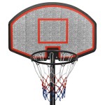 vidaXL Suport cu coș de baschet, negru, 237-307 cm, polietilenă vidaXL Suport cu coș de baschet, negru, 237-307 cm, polietilenă