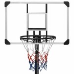 vidaXL Suport coș de baschet, transparent, 235-305 cm, policarbonat vidaXL Suport coș de baschet, transparent, 235-305 cm, policarbonat