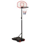 vidaXL Suport cu coș de baschet, alb, 216-250 cm, polietilenă vidaXL Suport cu coș de baschet, alb, 216-250 cm, polietilenă