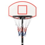 vidaXL Suport cu coș de baschet, alb, 216-250 cm, polietilenă vidaXL Suport cu coș de baschet, alb, 216-250 cm, polietilenă
