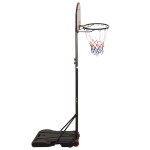 vidaXL Suport cu coș de baschet, negru, 216-250 cm, polietilenă vidaXL Suport cu coș de baschet, negru, 216-250 cm, polietilenă