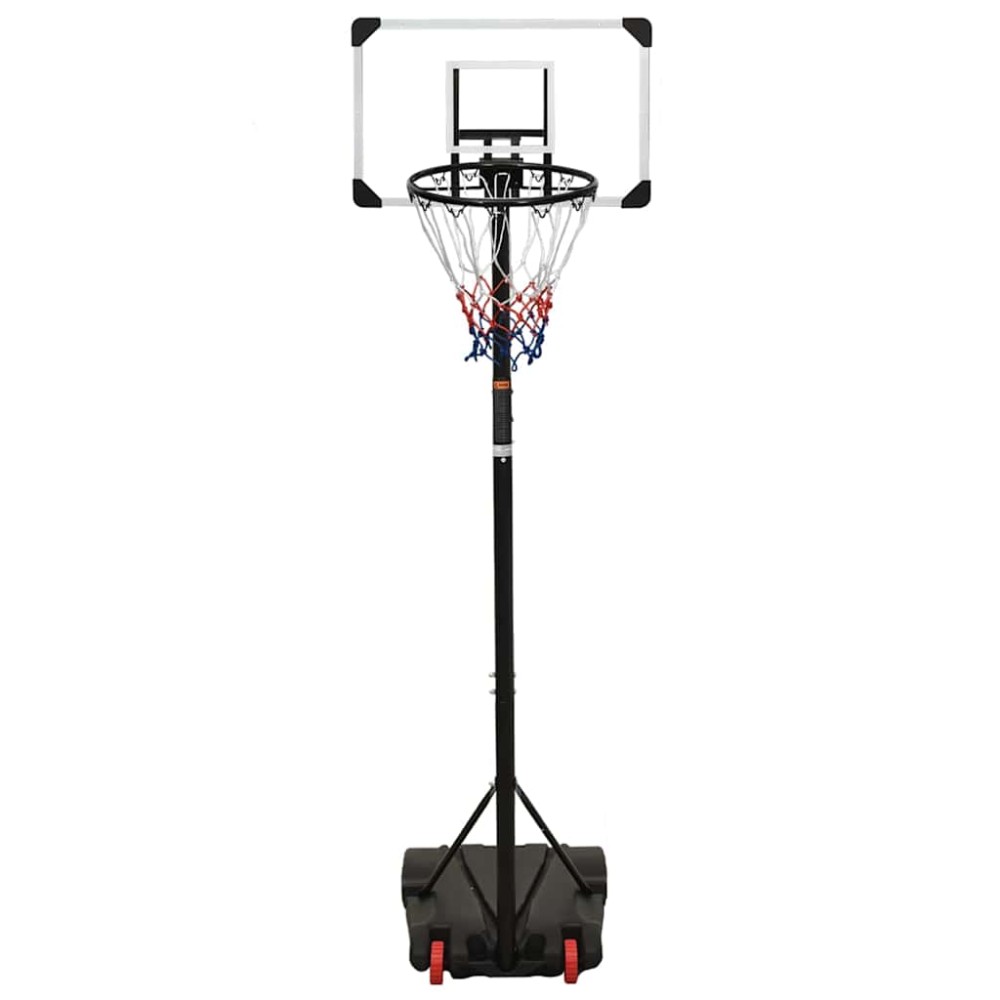 vidaXL Suport coș de baschet, transparent, 216-250 cm, policarbonat