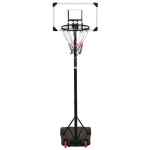 vidaXL Suport coș de baschet, transparent, 216-250 cm, policarbonat vidaXL Suport coș de baschet, transparent, 216-250 cm, policarbonat