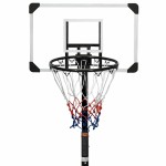 vidaXL Suport coș de baschet, transparent, 216-250 cm, policarbonat vidaXL Suport coș de baschet, transparent, 216-250 cm, policarbonat