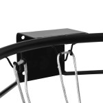 vidaXL Coș de baschet, negru, 45 cm, oțel vidaXL Coș de baschet, negru, 45 cm, oțel