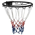 vidaXL Coș de baschet, negru, 39 cm, oțel vidaXL Coș de baschet, negru, 39 cm, oțel