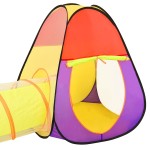 vidaXL Cort de joacă pentru copii, multicolor, 255x80x100 cm vidaXL Cort de joacă pentru copii, multicolor, 255x80x100 cm