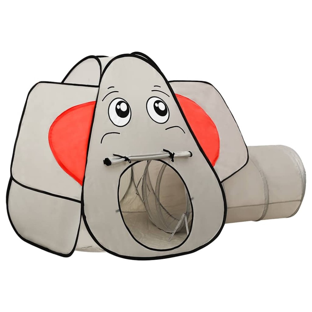 vidaXL Cort de joacă elefant pentru copii, gri, 174x86x101 cm
