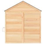 vidaXL Casă de joacă, ușă cu blocare/ghivece de flori, lemn masiv brad vidaXL Casă de joacă, ușă cu blocare/ghivece de flori, lemn masiv brad