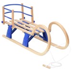 vidaXL Sanie pliabilă cu spătar, 110 cm, placaj vidaXL Sanie pliabilă cu spătar, 110 cm, placaj