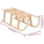 vidaXL Sanie, 110x40x34 cm, placaj vidaXL Sanie, 110x40x34 cm, placaj