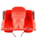 vidaXL Sanie pentru frâne, roșu, 87x40x18 cm, polipropilenă