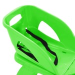 vidaXL Sanie cu scaun și volan, verde, 102,5x40x23cm, polipropilenă